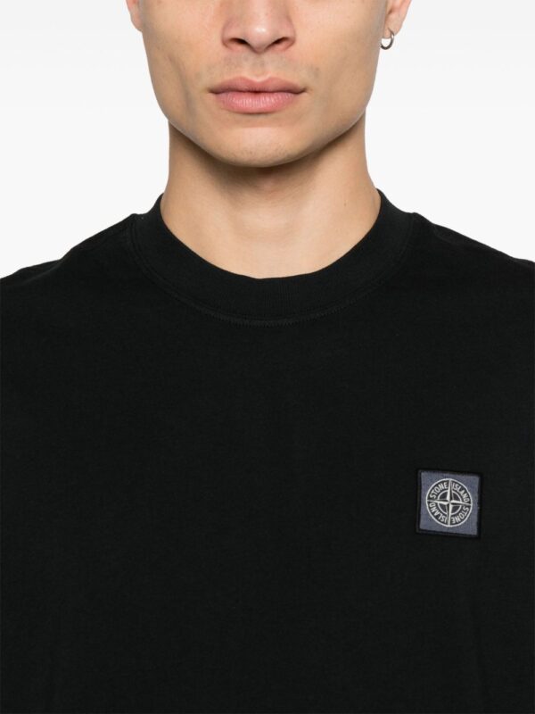 STONE ISLAND T-SHIRT NERO