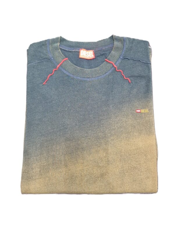 DIESEL T-SHIRT BLU DENIM