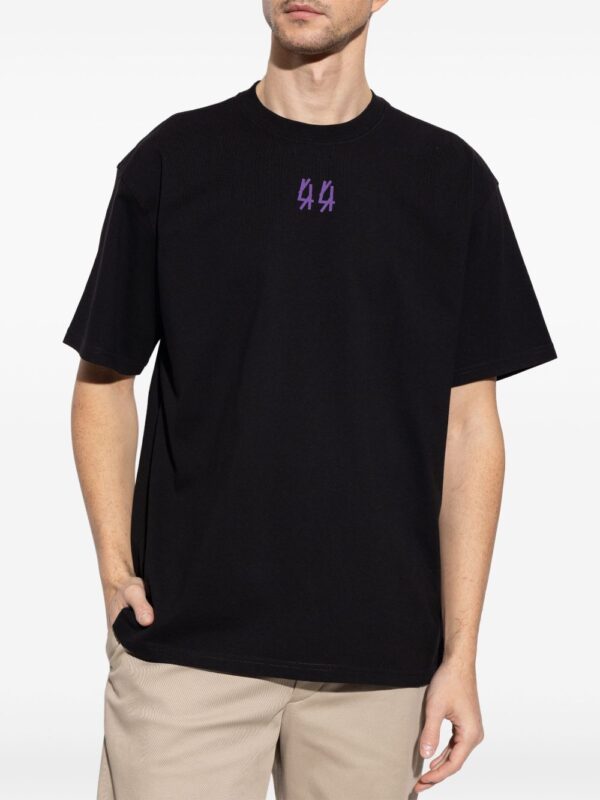 44 LABEL T-SHIRT NERO/BLU VACATION TEE