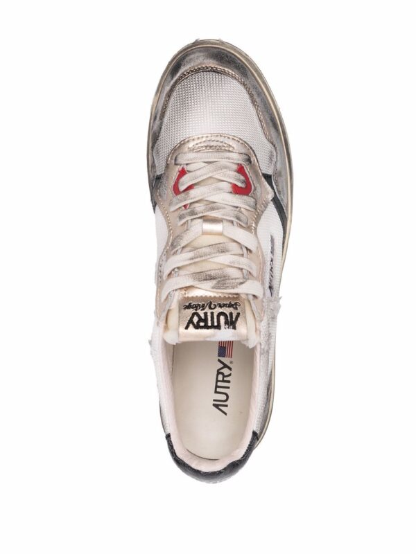 AUTRY SNEAKERS BIANCO/ORO
