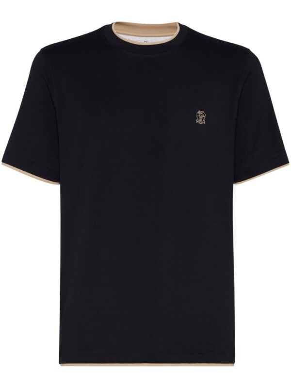 BRUNELLO CUCINELLI T-SHIRT NERO