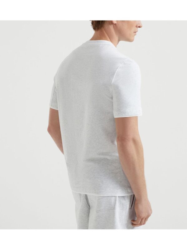 BRUNELLO CUCINELLI T-SHIRT GRIGIO CHIARO