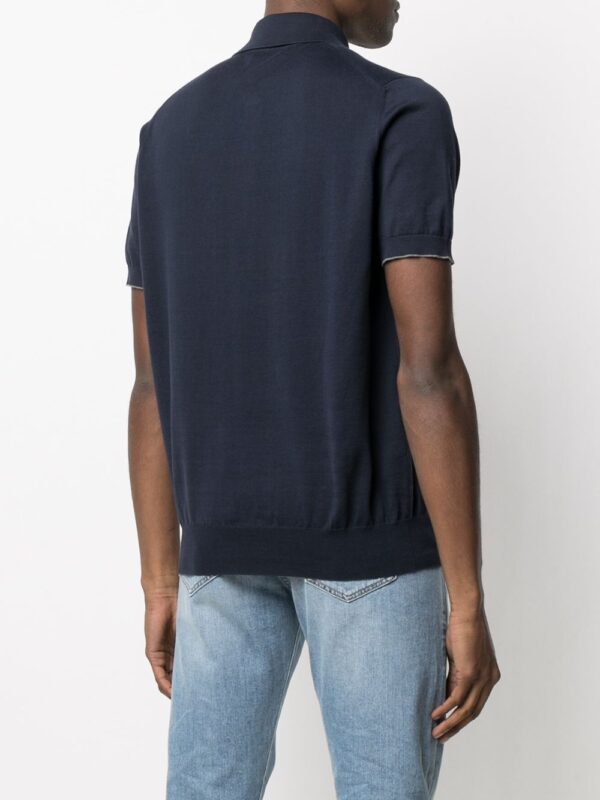 BRUNELLO CUCINELLI POLO BLU
