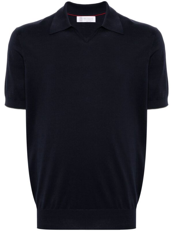 BRUNELLO CUCINELLI POLO NERO