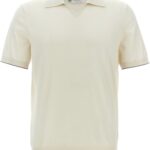 BRUNELLO CUCINELLI POLO PANNA