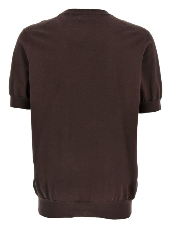 BRUNELLO CUCINELLI T-SHIRT MARRONE