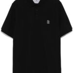 BRUNELLO CUCINELLI POLO NERO