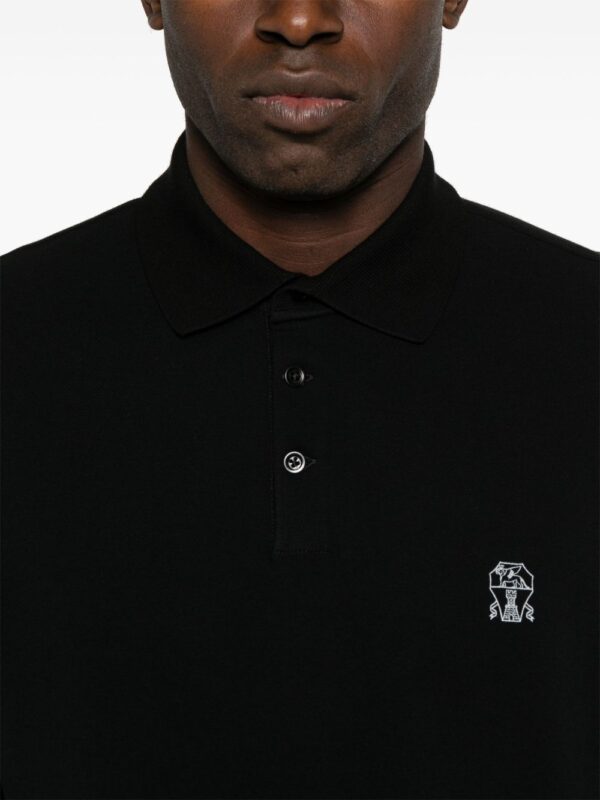 BRUNELLO CUCINELLI POLO NERO