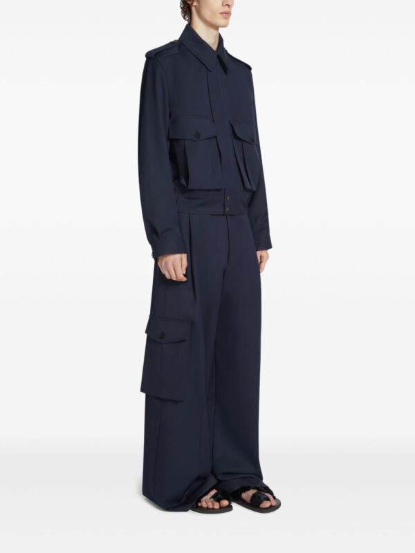 DRIES VAN NOTEN GIUBBOTTO BLU