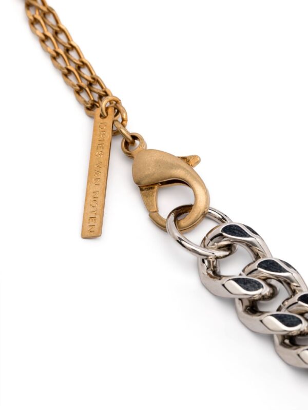 DRIES VAN NOTEN COLLANA PIETRE NERE
