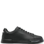 DOLCE & GABBANA SNEAKERS NERO PORTOFINO