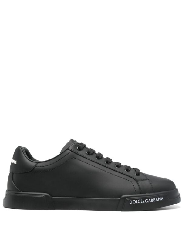 DOLCE & GABBANA SNEAKERS NERO PORTOFINO