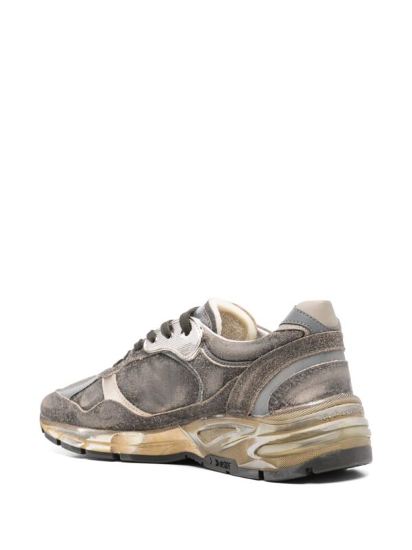 GOLDEN GOOSE SNEAKERS NERO SILVER/KAKI