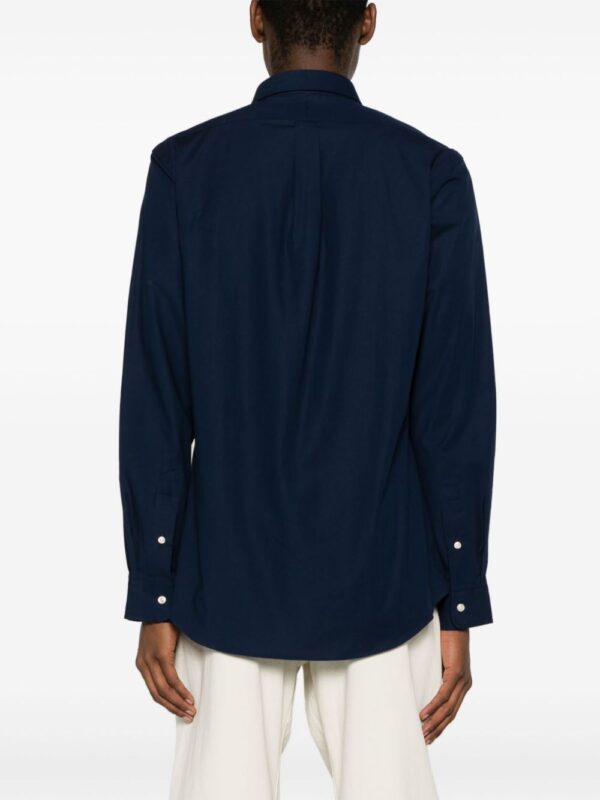 POLO RALPH LAUREN CAMICIA BLU SCURO