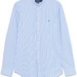 POLO RALPH LAUREN CAMICIA BLU/BIANCO