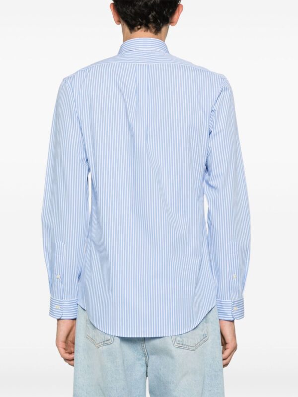 POLO RALPH LAUREN CAMICIA BLU/BIANCO