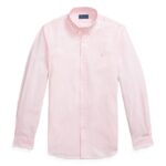 POLO RALPH LAUREN CAMICIA ROSA/BIANCO
