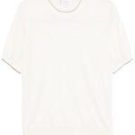 BRUNELLO CUCINELLI T-SHIRT ECRU