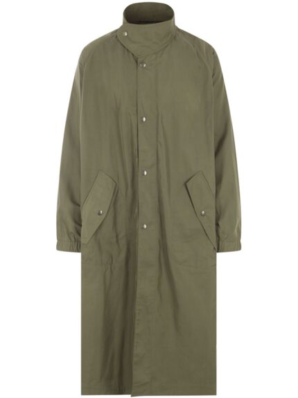 DRIES VAN NOTEN CAPPOTTO VERDE