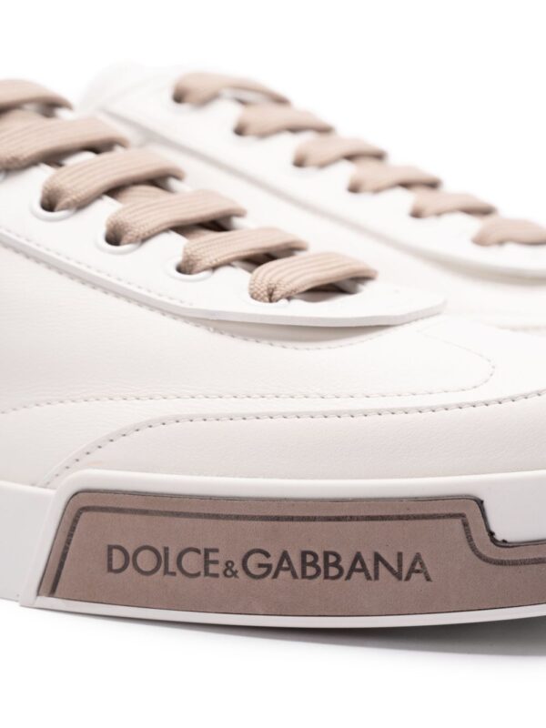 DOLCE&GABBANA SNEAKERS BIANCO/TORTORA