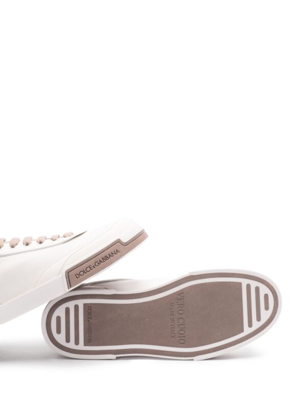 DOLCE&GABBANA SNEAKERS BIANCO/TORTORA