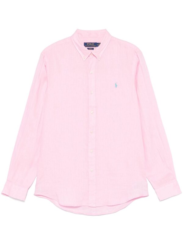 POLO RALPH LAUREN CAMICIA ROSA