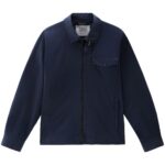WOOLRICH CAMICIA BLU