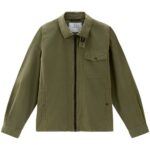 WOOLRICH CAMICIA VERDE OLIVA