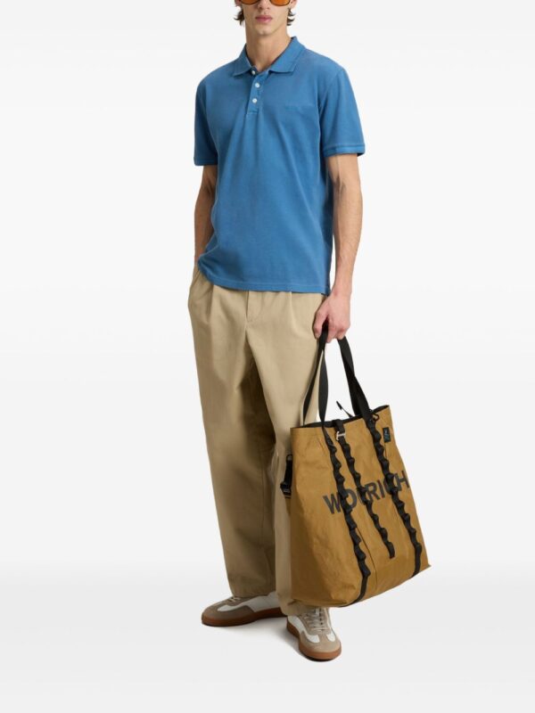 WOOLRICH POLO BLU DENIM