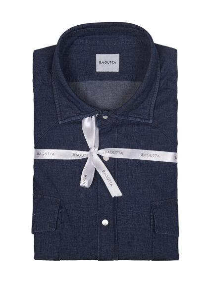BAGUTTA Camicie Stone washed