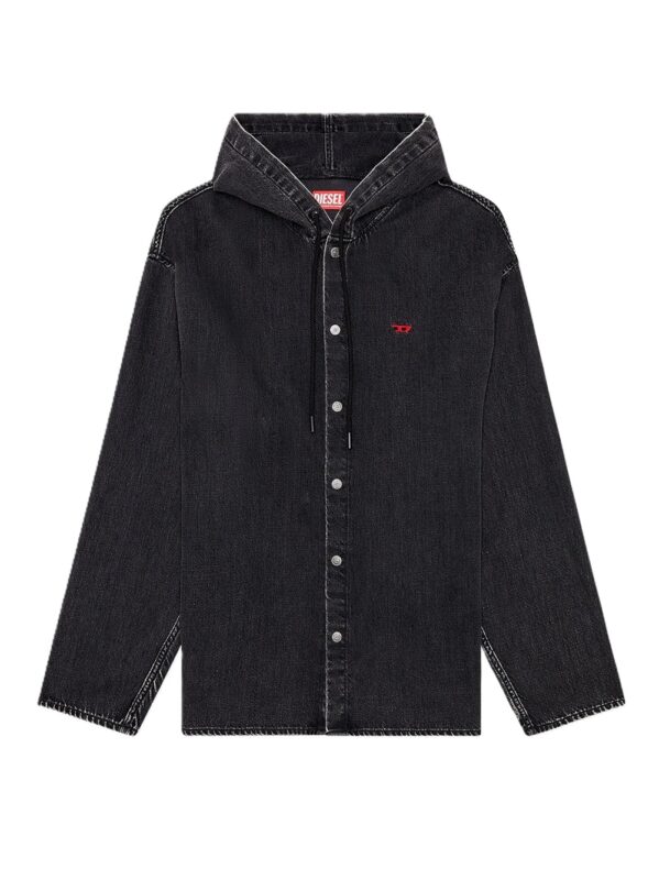 DIESEL CAMICIA NERO DENIM