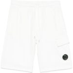 C.P. COMPANY SHORTS BIANCO