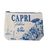 MC2 SAINT BARTH POCHETTE BIANCO/AZZURRO