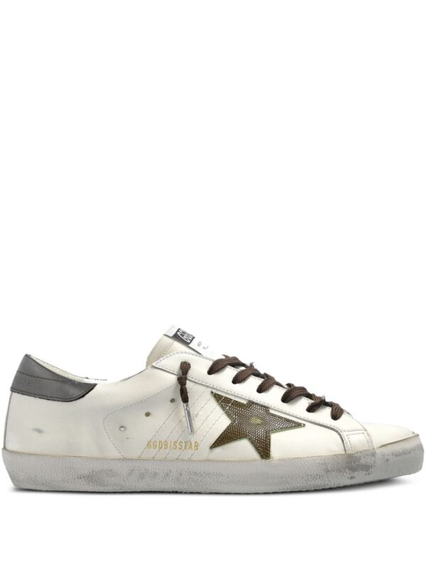 GOLDEN GOOSE SNEAKERS BIANCO/VERDE