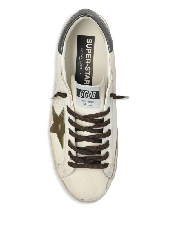 GOLDEN GOOSE SNEAKERS BIANCO/VERDE