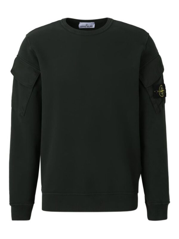 STONE ISLAND FELPA BLU