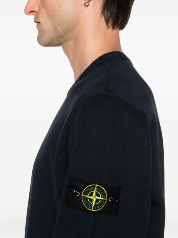 STONE ISLAND FELPA BLU