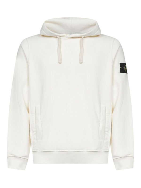 STONE ISLAND FELPA BIANCO