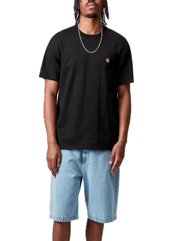 CARHARTT T-SHIRT NERO LOGO