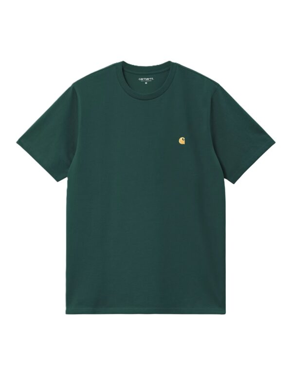 CARHARTT T-SHIRT VERDE LOGO