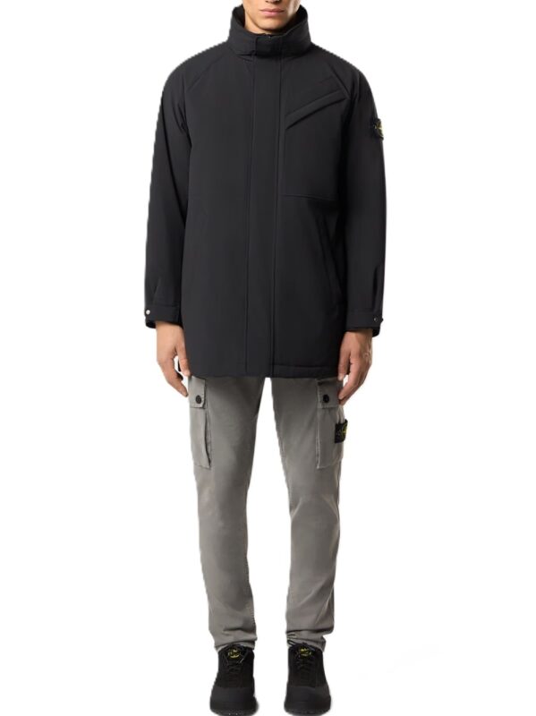 STONE ISLAND CAPPOTTO NERO