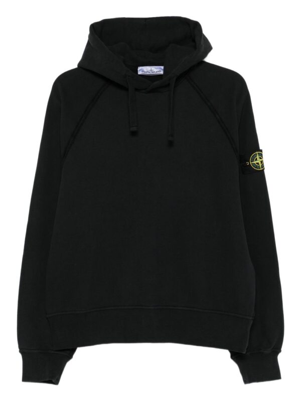 STONE ISLAND FELPA NERO