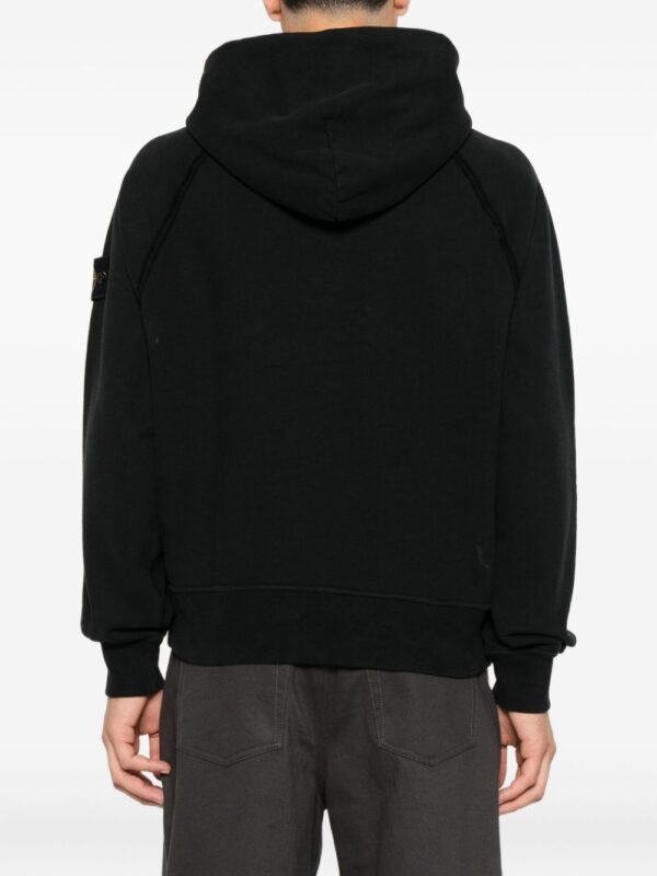 STONE ISLAND FELPA NERO