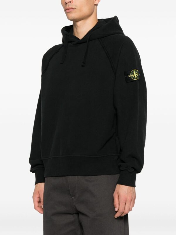 STONE ISLAND FELPA NERO