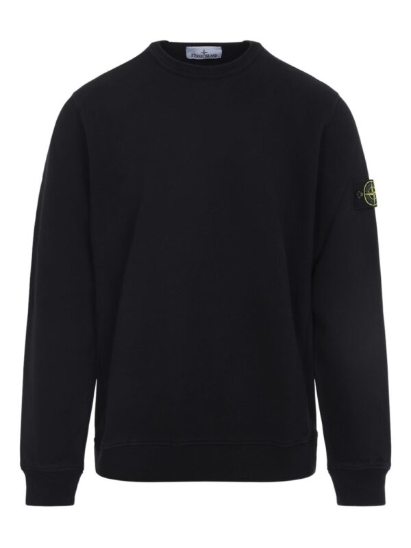 STONE ISLAND FELPA NERO