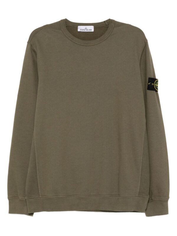 STONE ISLAND FELPA VERDE
