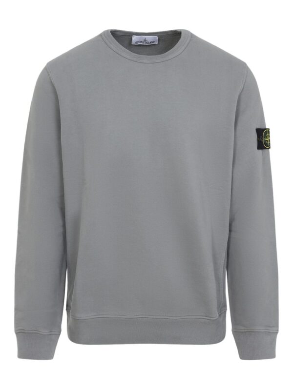 STONE ISLAND FELPA GRIGIO