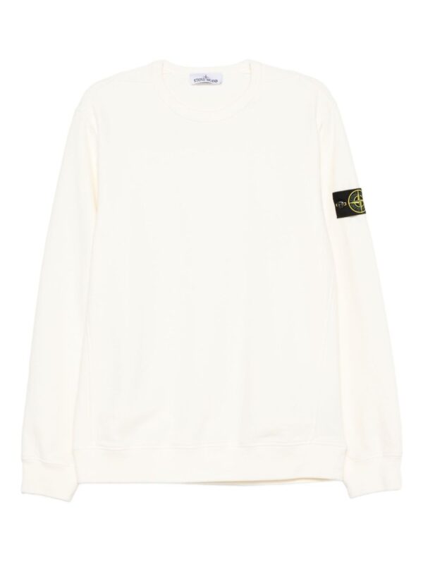 STONE ISLAND FELPA BIANCO