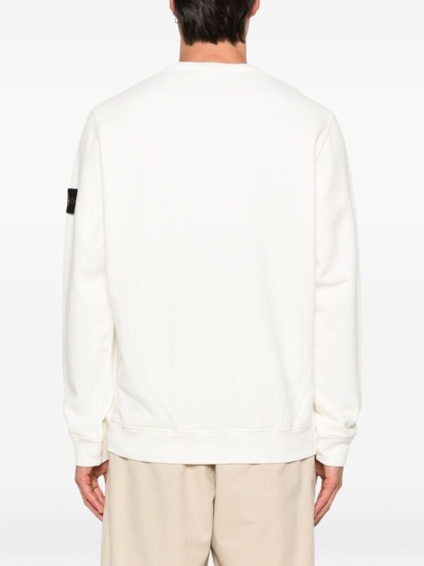 STONE ISLAND FELPA BIANCO
