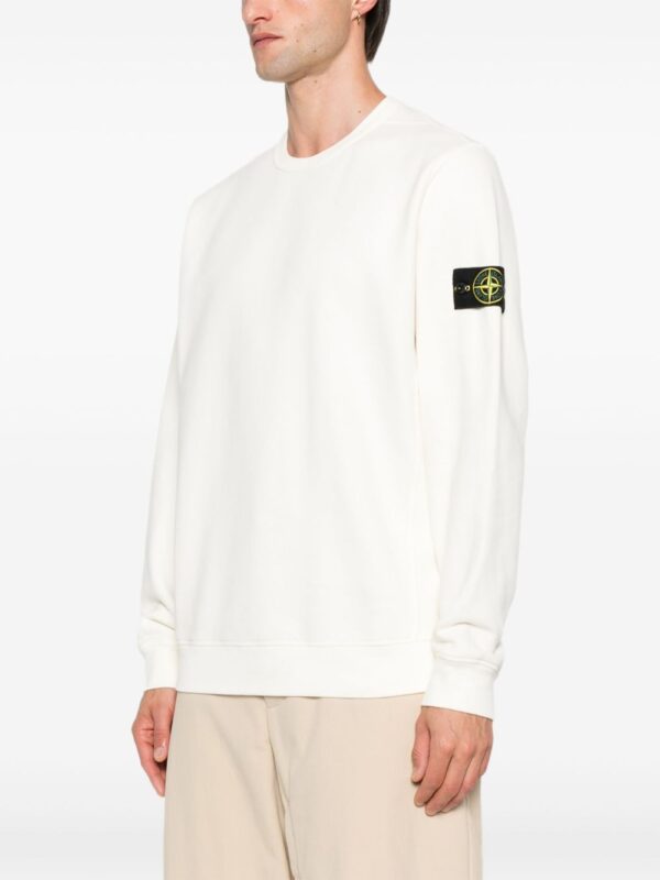 STONE ISLAND FELPA BIANCO